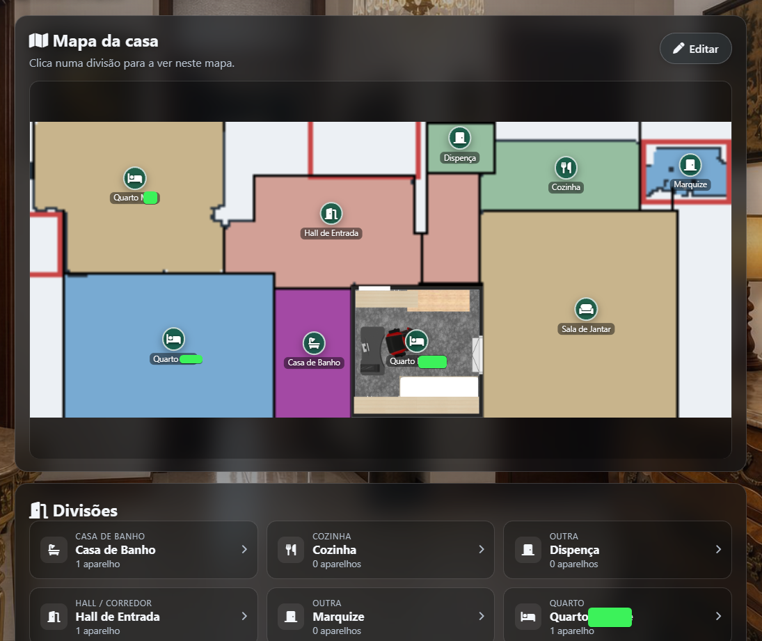 Mapa da casa